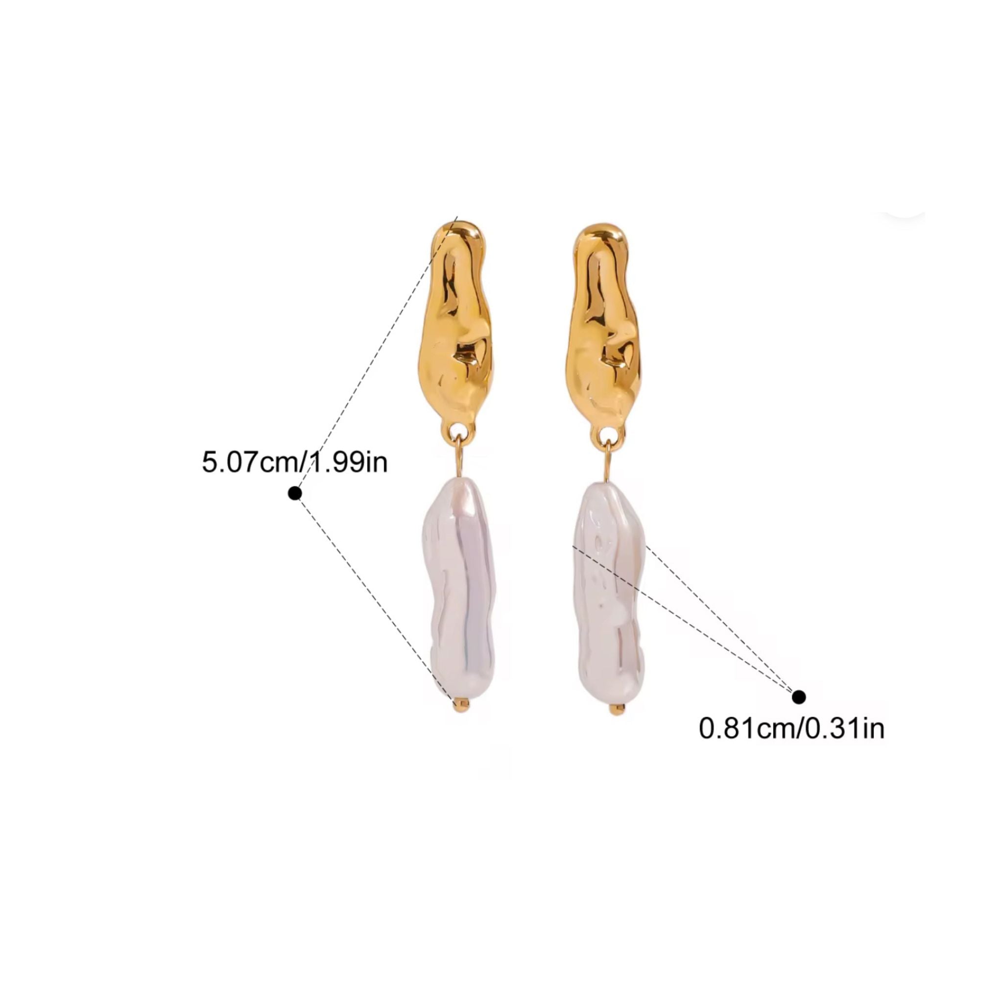 ÉCLATINE SoHo Baroque Drop Earrings
