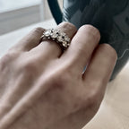 ÉCLATINE Signature Stack Set | 5-stone ring x 2