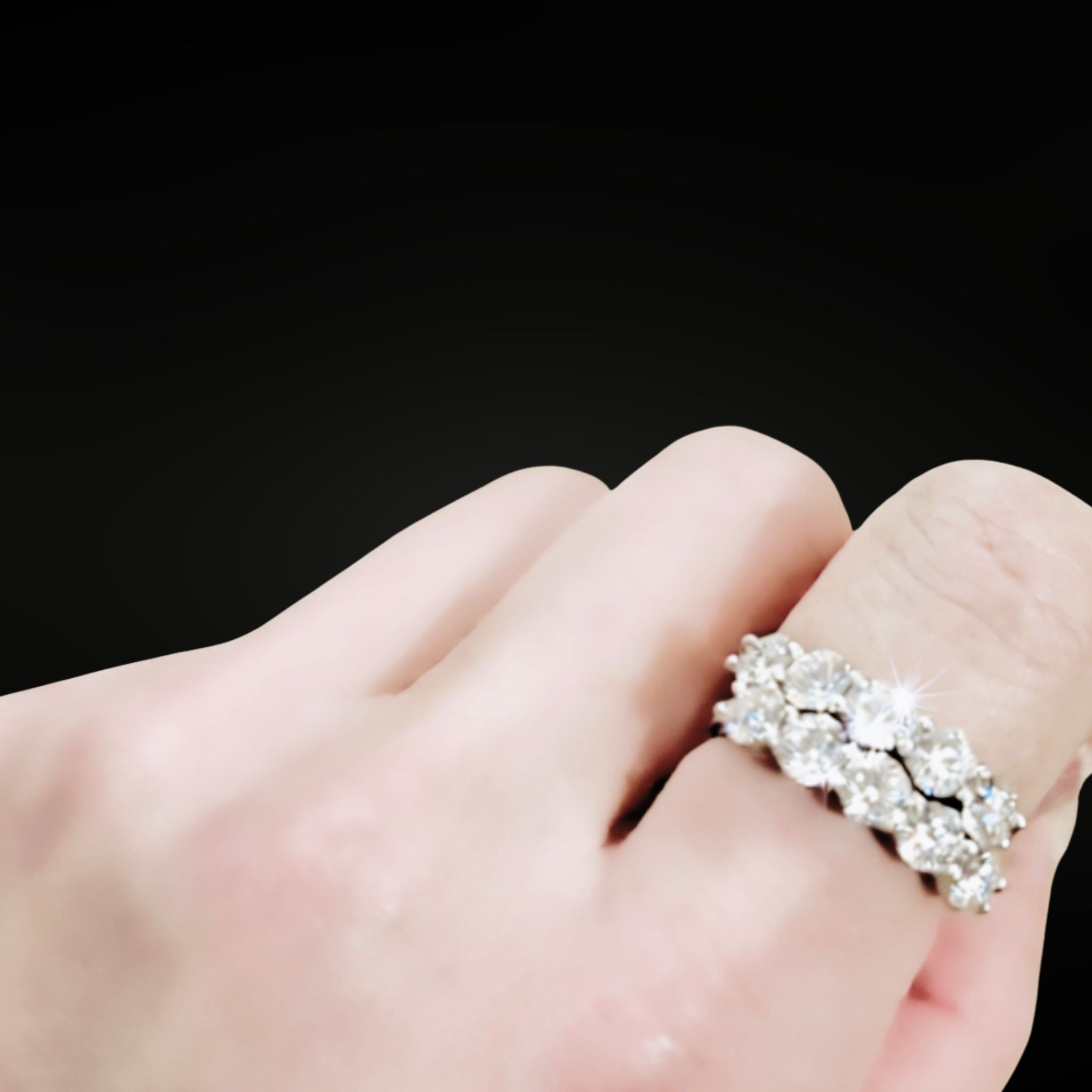 ÉCLATINE Signature Stack Set | 5-stone ring x 2