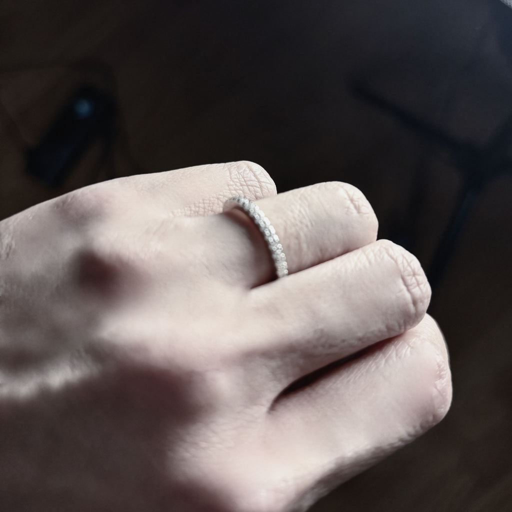 ÉCLATINE Duo: Solitare & Pavé Band