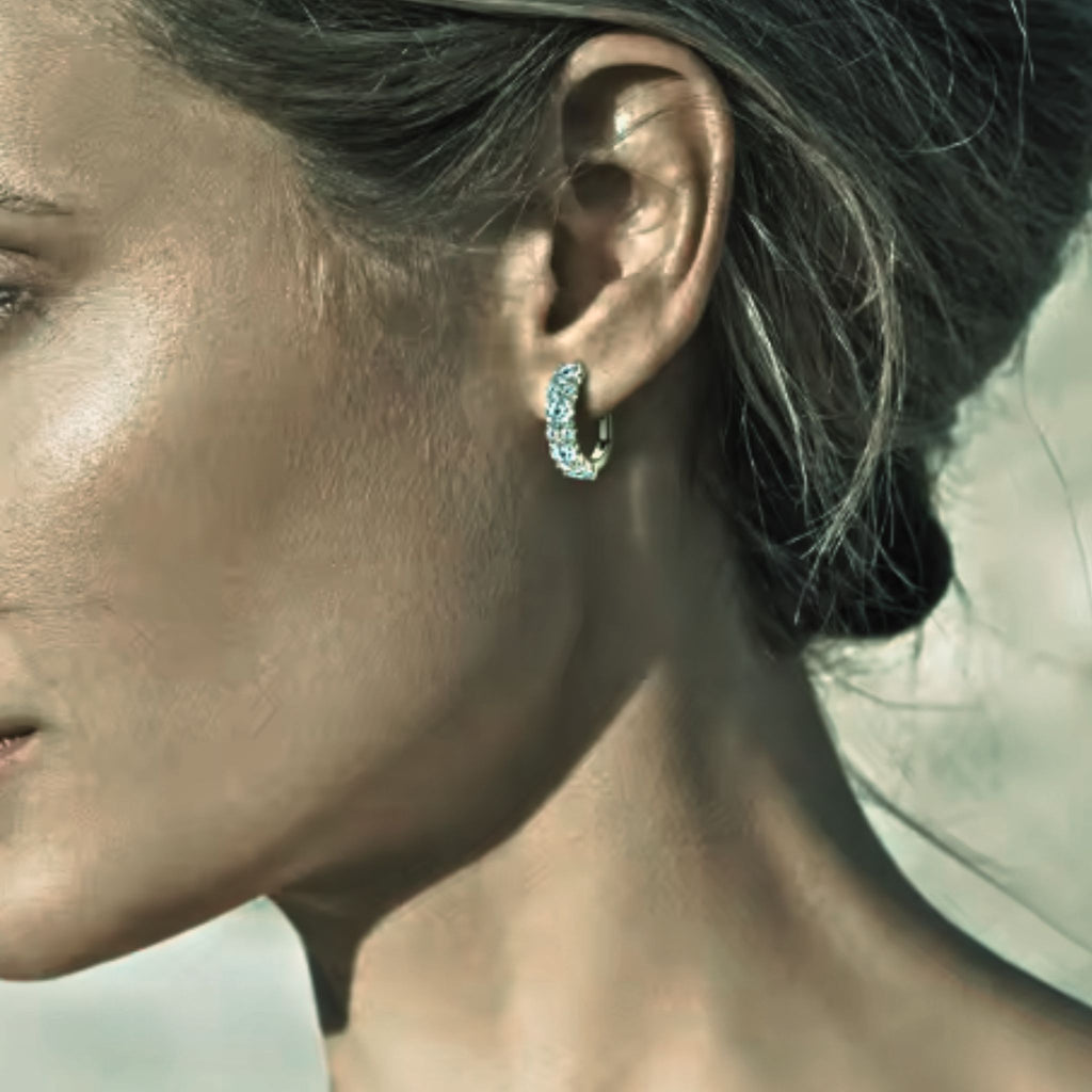 ÉCLATINE Lux Hoop Earrings