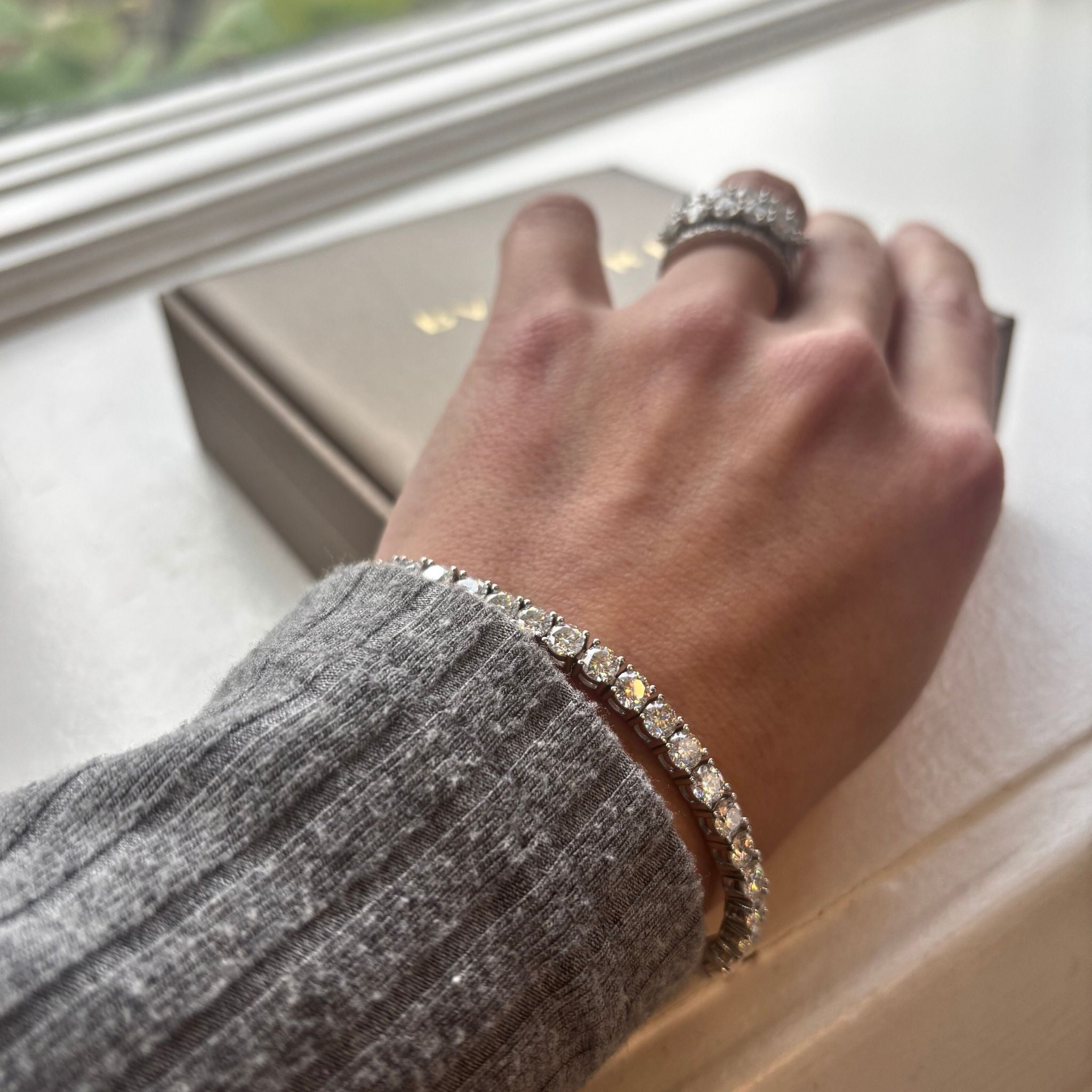 ÉCLATINE Signature Tennis Bracelet 4mm