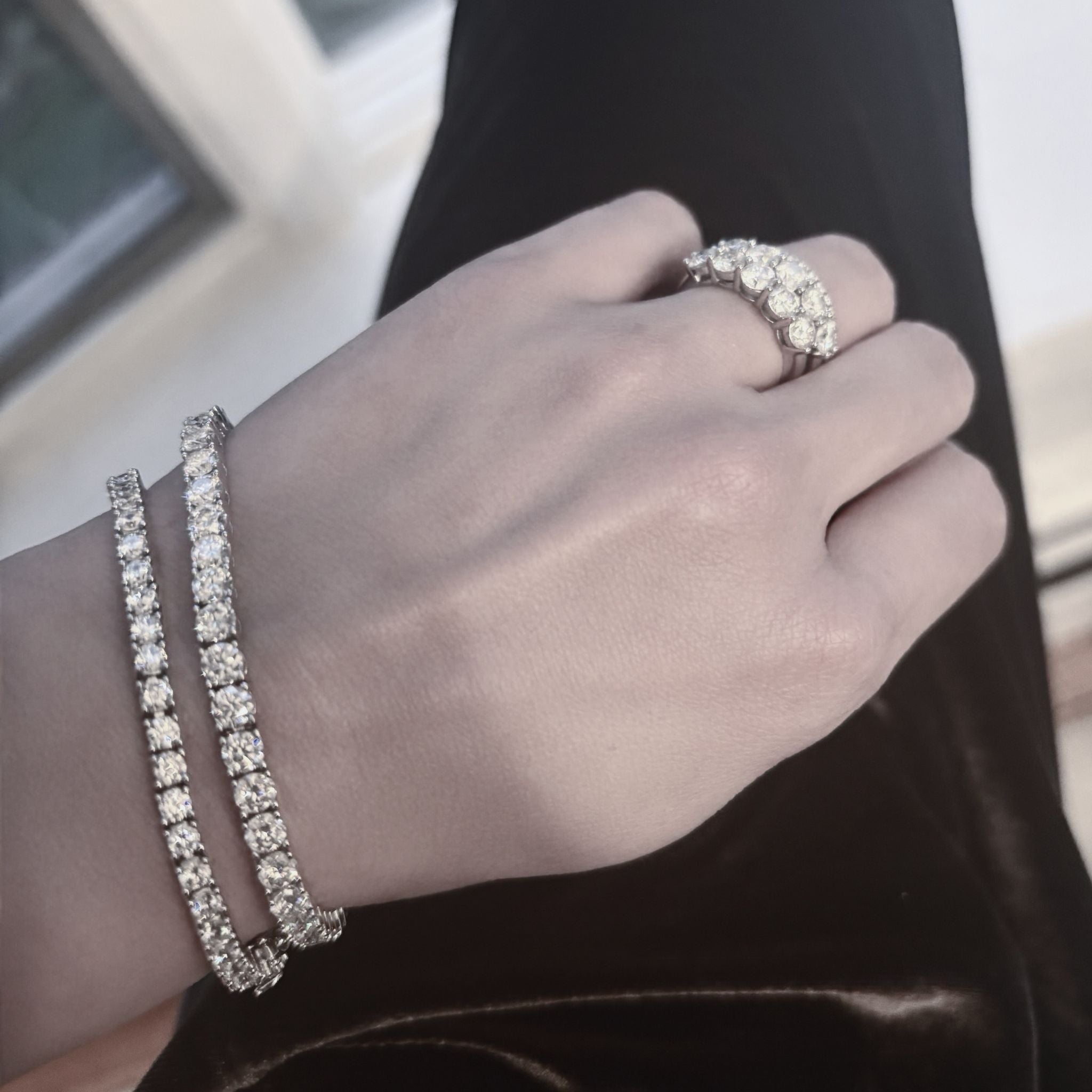 ÉCLATINE Signature Tennis Bracelet 4mm