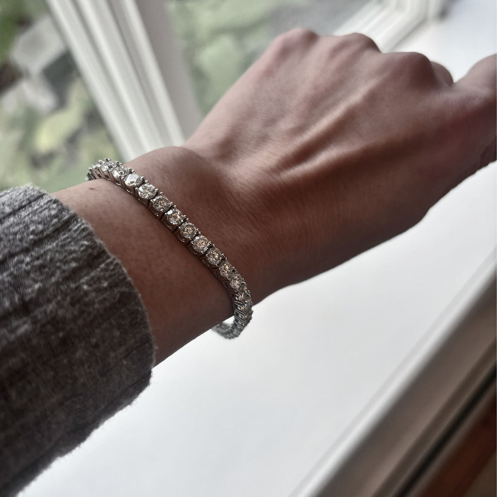 ÉCLATINE Signature Tennis Bracelet 4mm