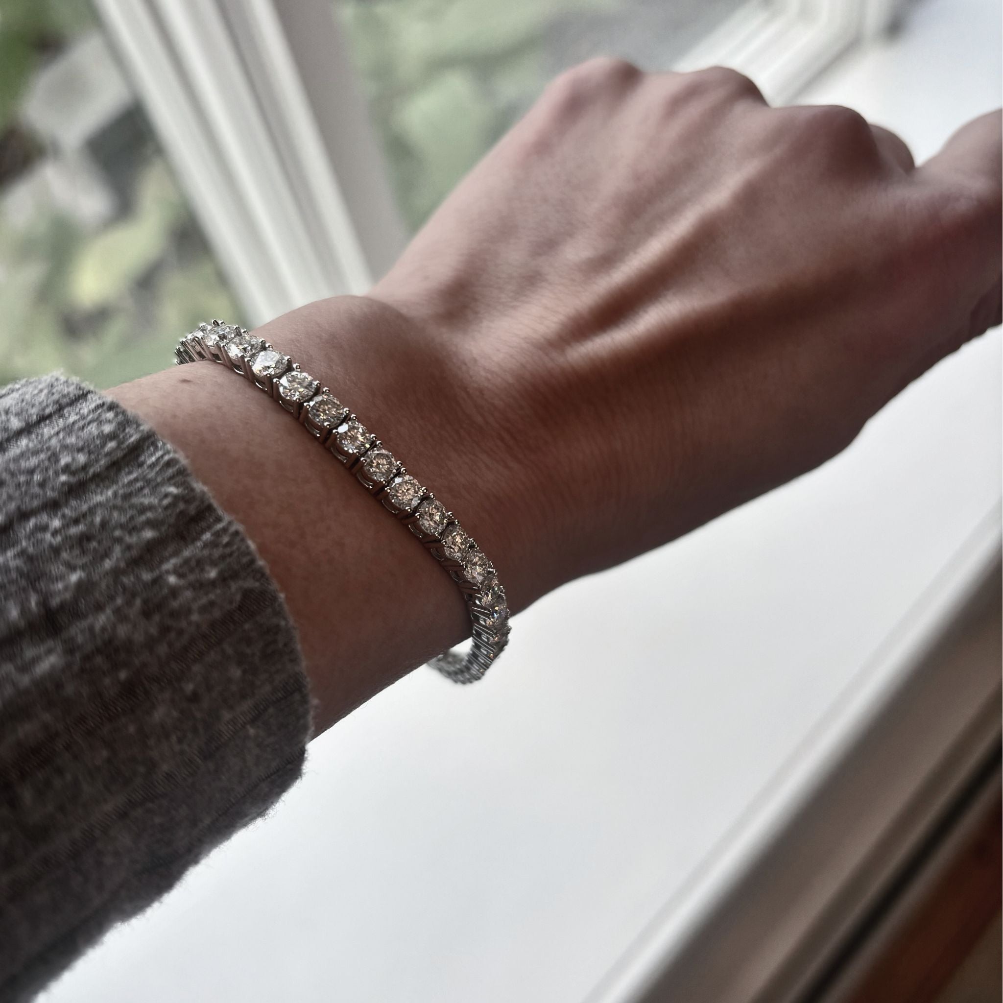 ÉCLATINE Signature Tennis Bracelet 4mm