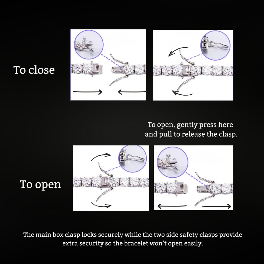 ÉCLATINE Signature Tennis Bracelet 3mm