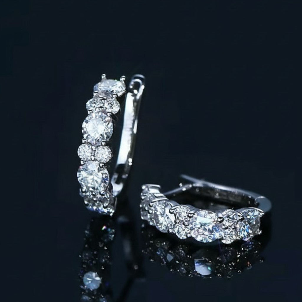 ÉCLATINE Lux Hoop Earrings