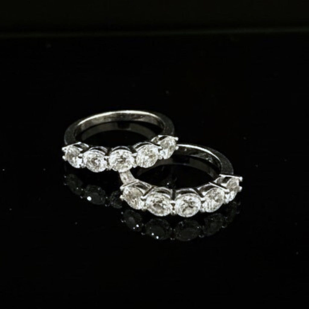 ÉCLATINE Signature Stack Set | 5-stone ring x 2
