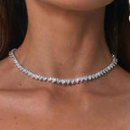 [Trending] ÉCLATINE Heart Tennis Necklace