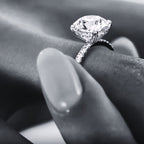 ÉCLATINE Classic 2.0CT Moissanite Solitaire Ring (925 Silver, Gold Plated)