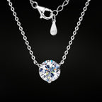 ÉCLATINE Classic 2.0CT Moissanite Solitaire Pendant (925 Silver)