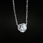 ÉCLATINE Classic 2.0CT Moissanite Solitaire Pendant (925 Silver)