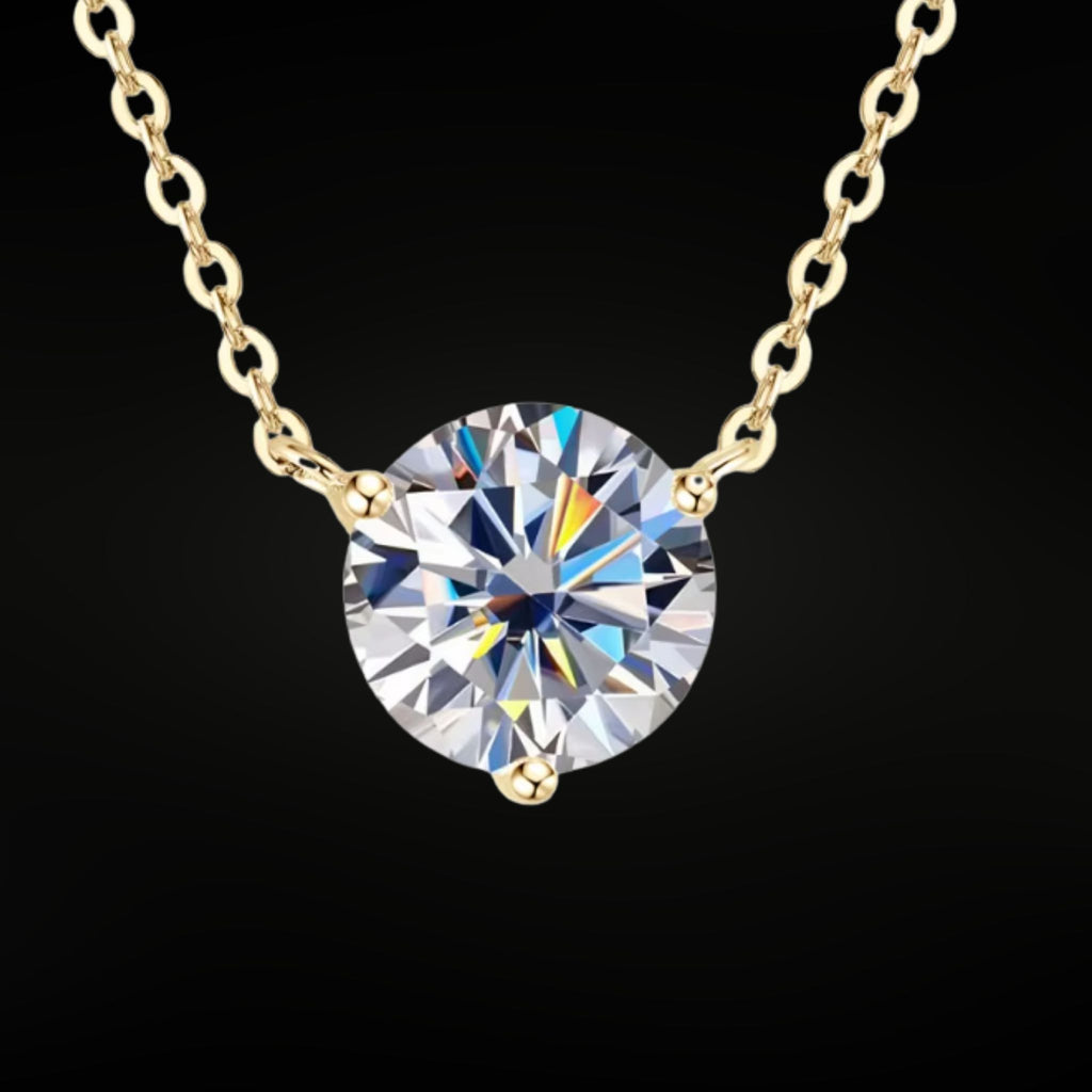ÉCLATINE Classic 2.0CT Moissanite Solitaire Pendant (925 Silver)
