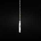 ÉCLATINE Love Open Circle Pendant Necklace (925 Silver · White Gold Plated)