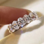 ÉCLATINE Signature Oval Eternity Band