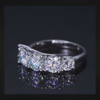 ÉCLATINE Lumière 3.6CT Moissanite Eternity Band