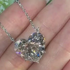 ÉCLATINE | Heart Solitaire Necklace