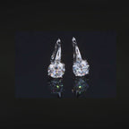 ÉCLATINE Luxe 2ct Moissanite Sparkle Earrings