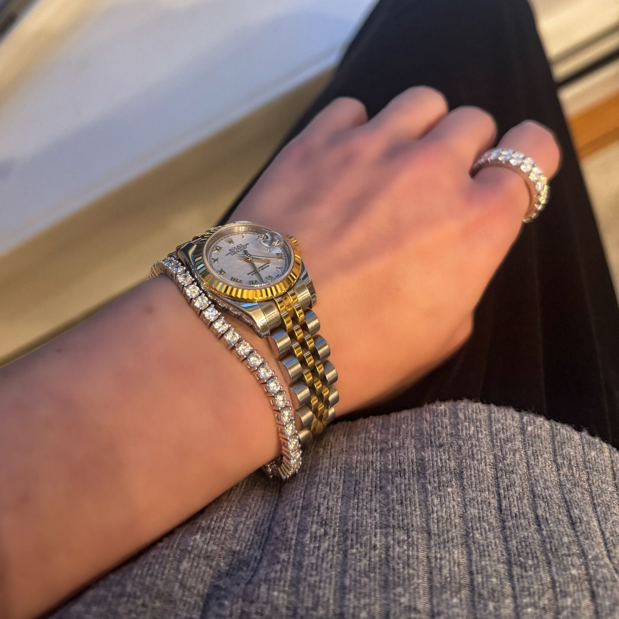 ÉCLATINE Signature Tennis Bracelet 3mm