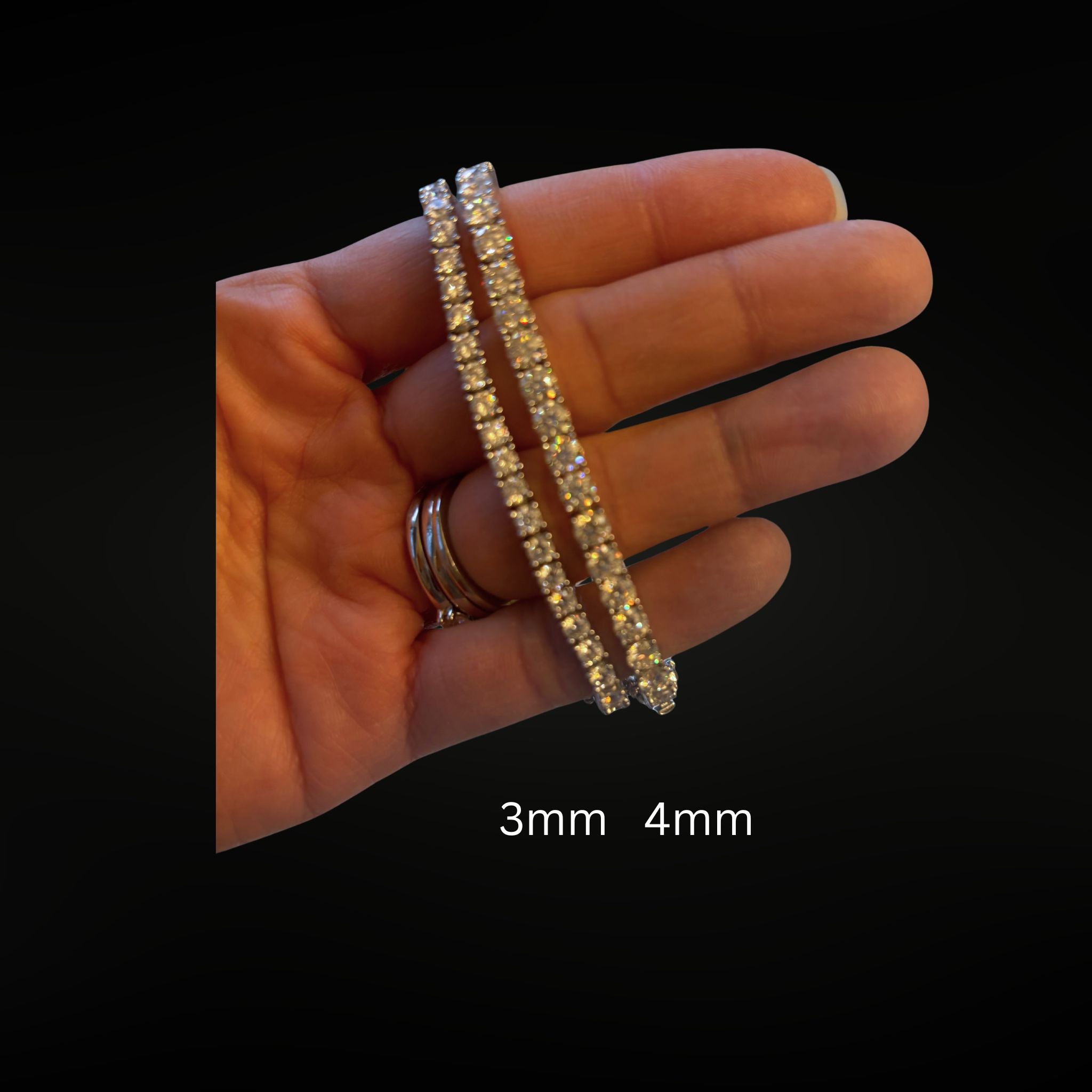 ÉCLATINE Signature Tennis Bracelet 4mm