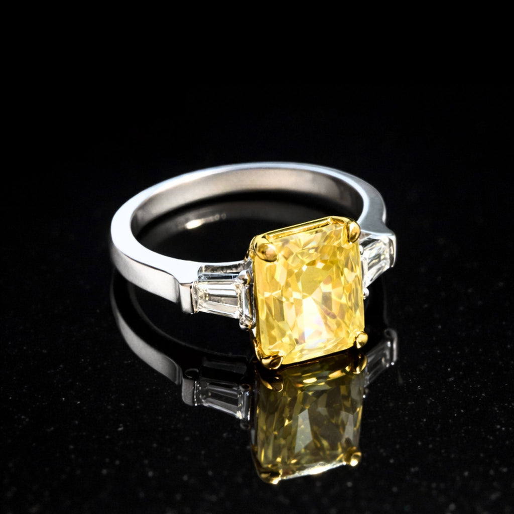 ÉCLATINE Made | 3CT LUMIÈRE Signature Ring | Radiant Cut